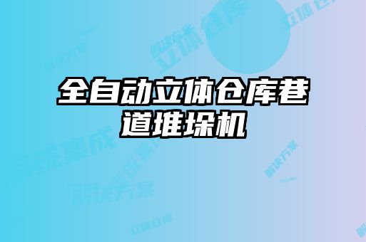 全自動(dòng)立體倉庫巷道堆垛機(jī)
