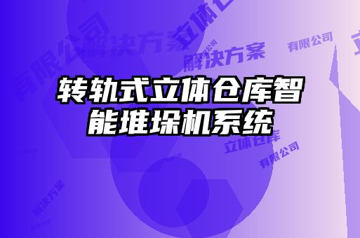 轉(zhuǎn)軌式立體倉(cāng)庫智能堆垛機(jī)系統(tǒng)