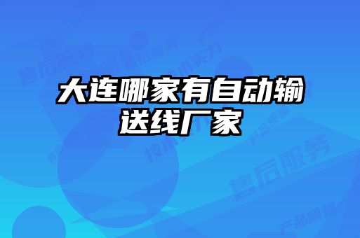 大連哪家有自動(dòng)輸送線廠家