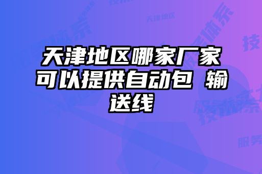 天津地區(qū)哪家廠(chǎng)家可以提供自動(dòng)包裝輸送線(xiàn)